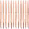 12 Pack Rose Gold Ballpoint Pens with Black Ink, Bulk Fancy Metallic Pen Set for Women, Wedding Guest Book, Office Supplies (1mm Medium Point)